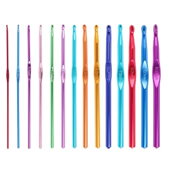 NWOT Multicolor Knitting/ Crochet Needles. - Picture 2 of 2